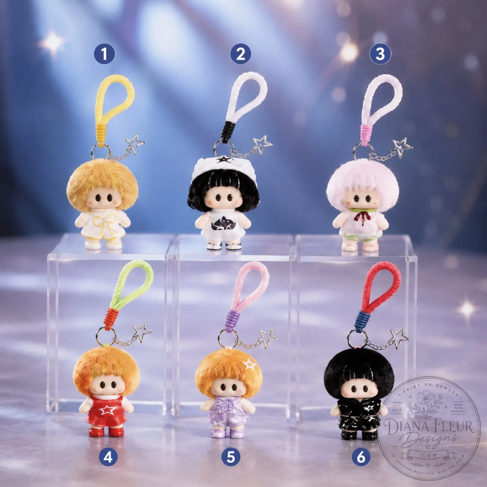 Miniso x Blackpink Lisa Cute Mini Plush Keychain Pendant