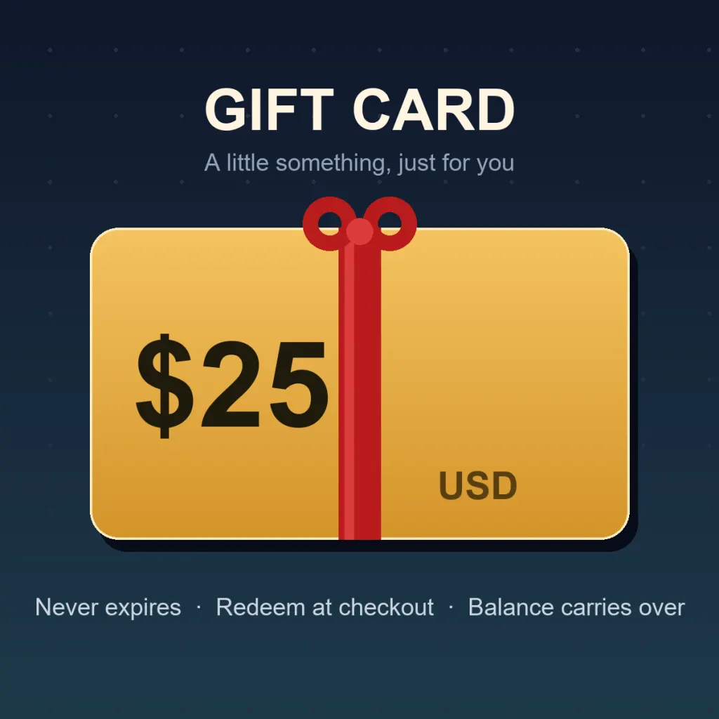 giftcard-25.png $25 Digital Gift Card for Our Store