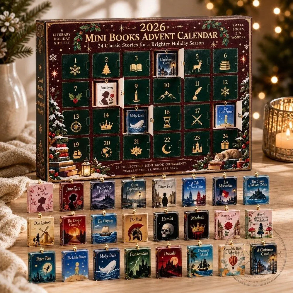 Classic Literature Mini Books Christmas Advent Calendar 2026